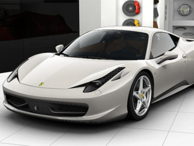 White Ferrari 