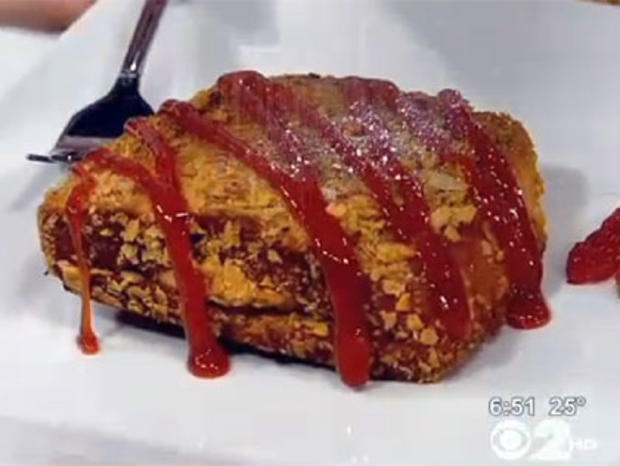 Guava Stuffed French Toast 