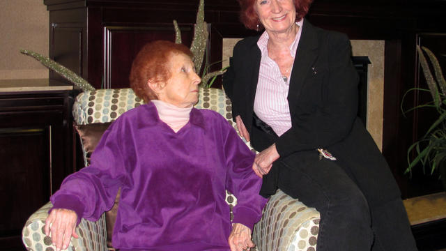 Marion Johnston, left, and her daughter, Linda Monaco, sit in a lounge at the Bristal Assisted Living facility in Massapequa, N.Y., Dec. 17, 2012. 