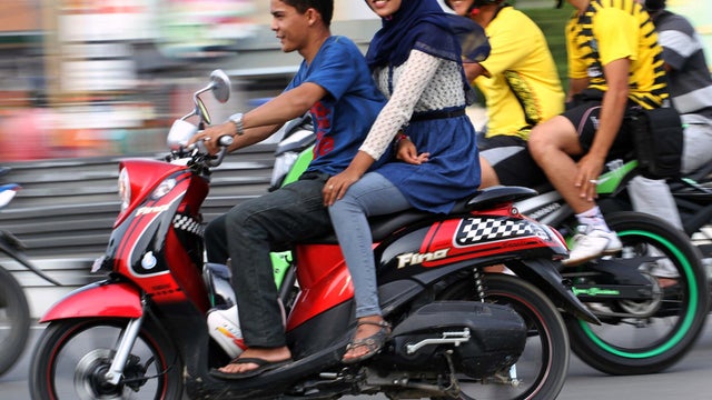 Women to be banned from motorbike straddling 