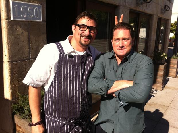 Liam and Chef Chris Cosentino 