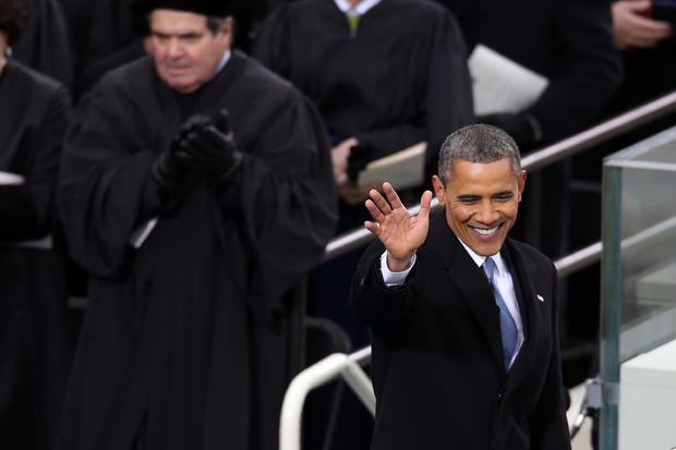 Barack Obama Sworn In As U.S. President For A Second Term 