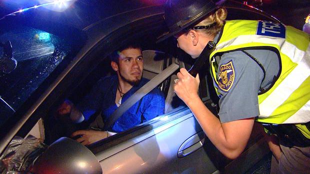 Driving While Stoned DUI Checkpoint Marijuana Pot High 