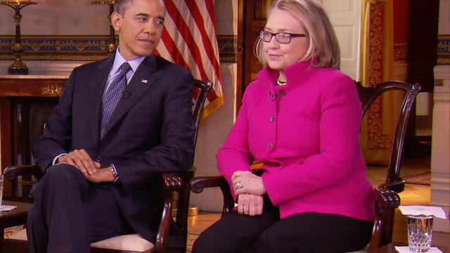 Obama, Sec. Clinton explain "60 Minutes" interview 