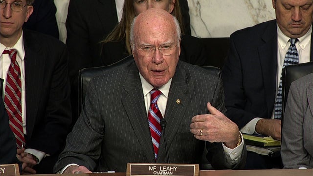 Sen. Leahy: 2nd amendment not in dispute 