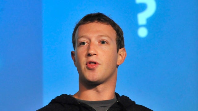 Facebook co-founder and CEO Mark Zuckerberg addresses journalists on Jan. 15, 2012, during an event at the social networking company's headquarters in Menlo Park, Calif. 