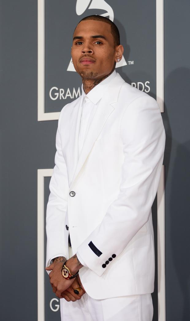 Chris Brown 55th Grammys 