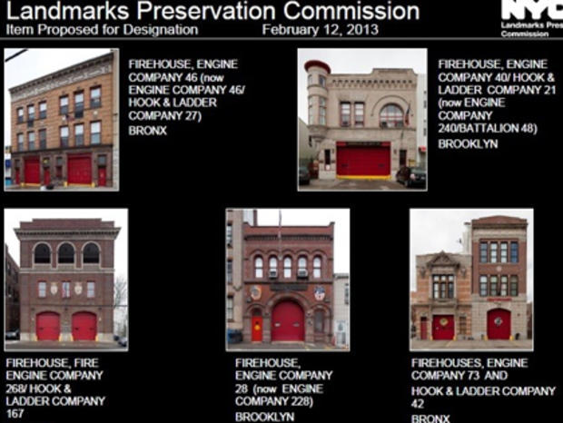 Five NYC firehouses designated as landmarks 