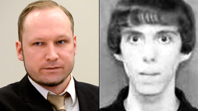 Anders Breivik (right), Adam Lanza (left) 