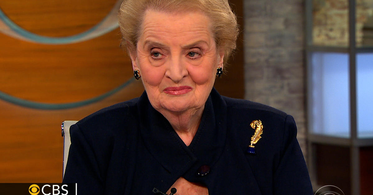 Madeleine Albright Iran Sanctions Working Cbs News