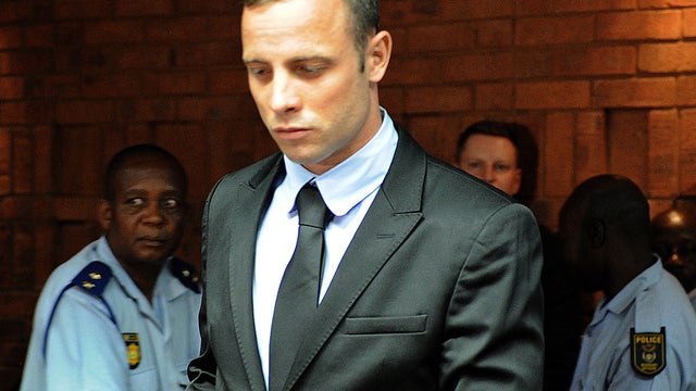 Oscar Pistorius at Magistrate Court in Pretoria, South Africa on Feb. 20, 2013 