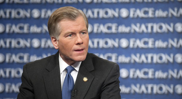 Republican Gov. Bob McDonnell of Virginia speaks on CBS's "Face the Nation" in Washington.  
