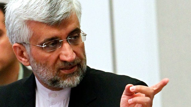 Iran's Supreme National Security Council Secretary and chief nuclear negotiator Saeed Jalili speaks during talks on Iran's nuclear program in Almaty, Kazakhstan, Wednesday, Feb. 27, 2013. 