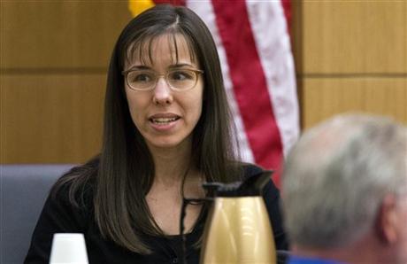 Jodi Arias Trial Woman charged in exboyfriend's murder answers juror(01)
