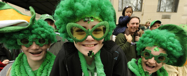 Parade-goers attend the 251st St Patrick 