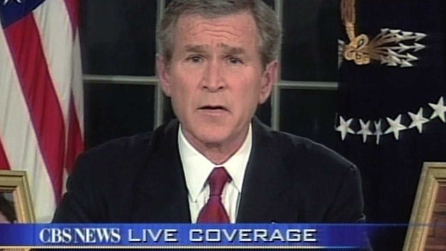 2003: President Bush announces invasion of Iraq 