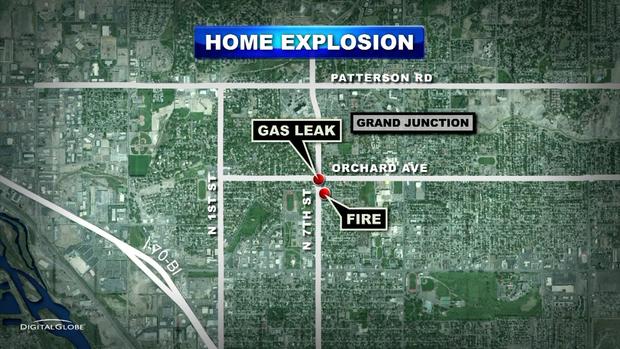 GRAND JUNCTION EXPLOSION map 
