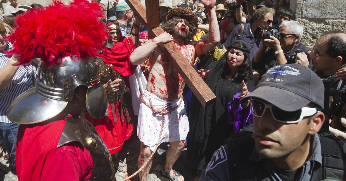 Christians in Jerusalem mark Jesus' crucifixion CBS News