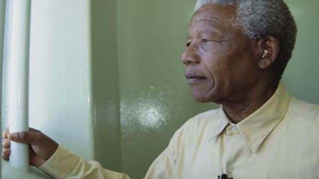 Former South African President Nelson Mandela 