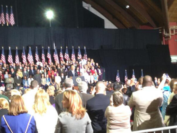 President Obama speaking in Hartford 
