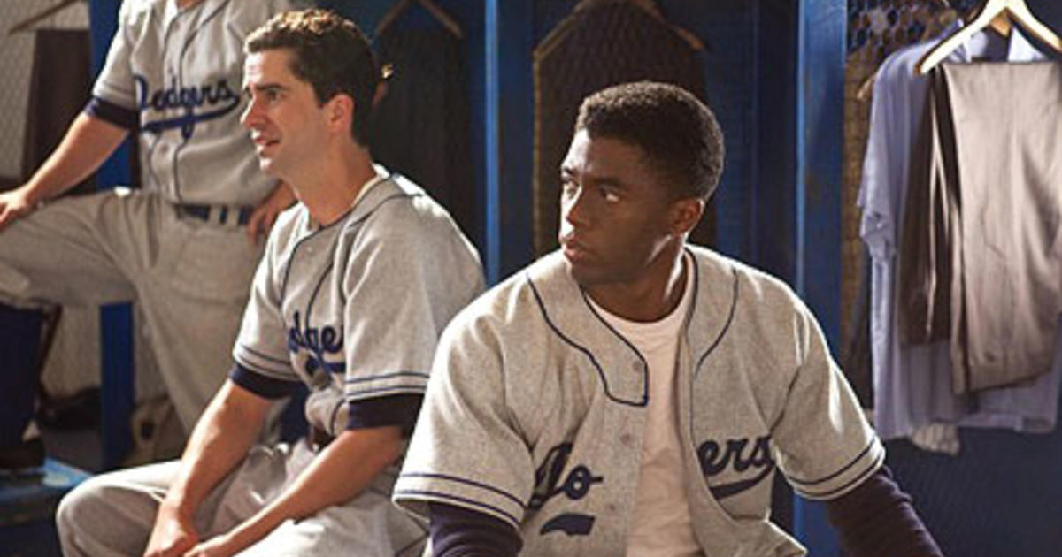 Movie Review - '42' - Earnest Jackie Robinson Biopic Wears Its