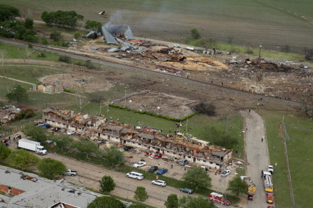 Fertilizer Plant Explosion In West, Texas 