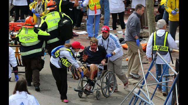 Day of celebration in Boston marked by unthinkable tragedy 