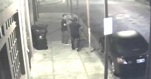 (VIDEO) Target of armed robbery attempt disarms gunman - CBS News