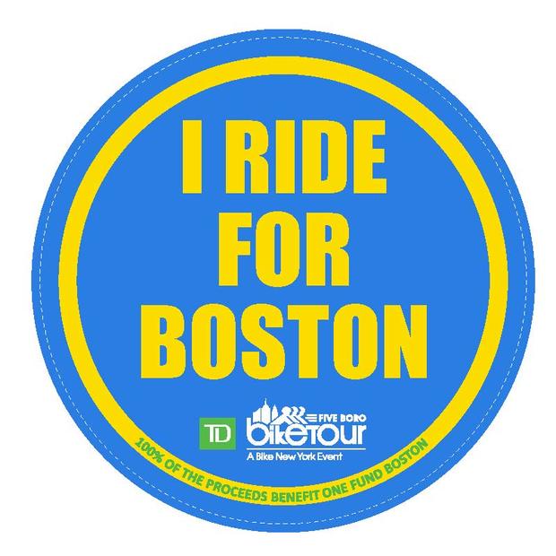 I Ride For Boston 