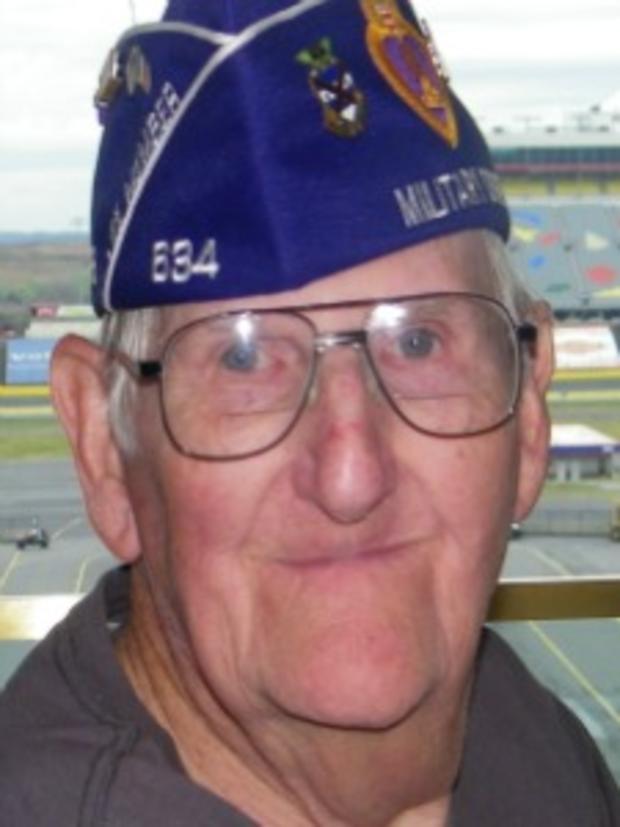WWII vet Bill Crump received three Purple Hearts. 