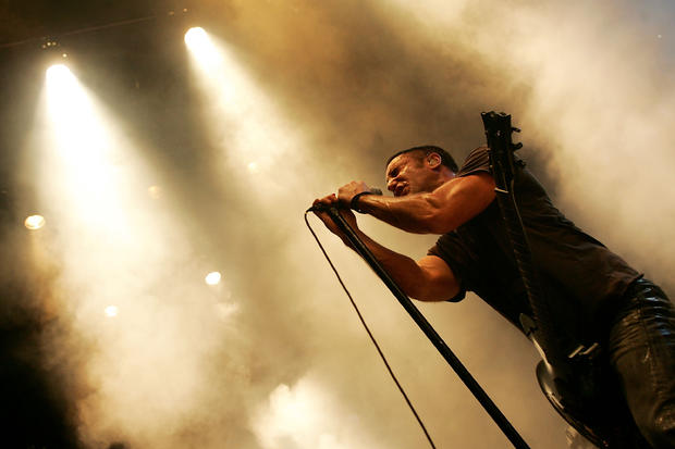 Nine Inch Nails performs at the 2013 Made in America Festival 