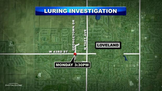 LOVELAND ATTEMPTED KIDNAPPING MAP 