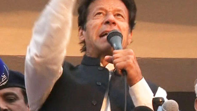 Former cricket star Imran Khan supports negotiating with the Taliban and opposes U.S. drone strikes on Taliban militants. 