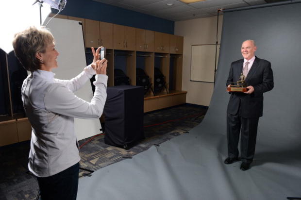 Denver Nuggets head Coach George Karl named 2012-2013 NBA Coach of the Year 