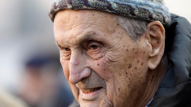 Italian fashion designer Ottavio Missoni attends the funeral of the Italian writer Giorgio Bocca in Milan, Italy, Dec. 27, 2011. 