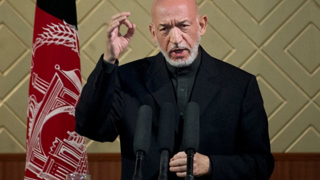 Afghan President Hamid Karzai 