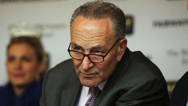 U.S. Sen. Chuck Schumer (D-NY) attends the re-opening ceremonies at Fairway Market on the waterfront in Red Hook on March 1, 2013 in the Brooklyn borough of New York City. 