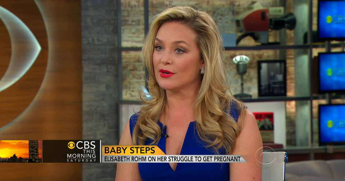 Elisabeth Rohm discusses her struggle with infertility - CBS News