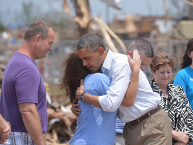 President Obama tours tornado damage in Moore, Okla. 