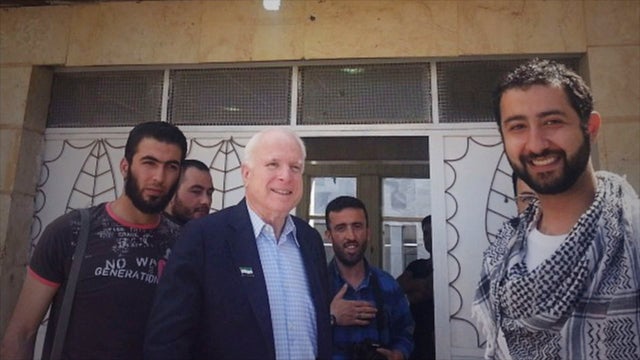 Sen. McCain visits Syrian rebels inside Syria 