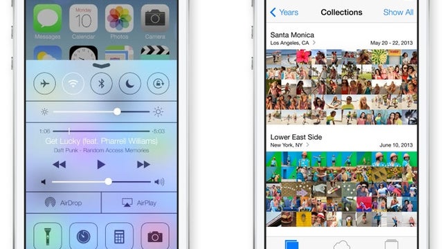 iOS 7 interface 