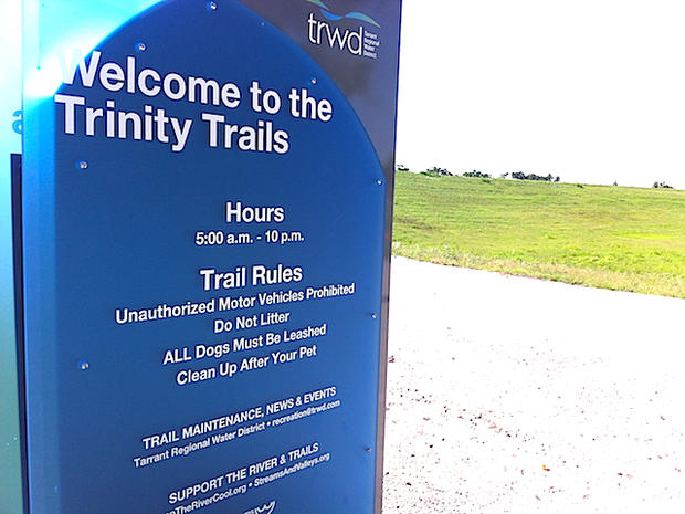 Trinity Trails sign 