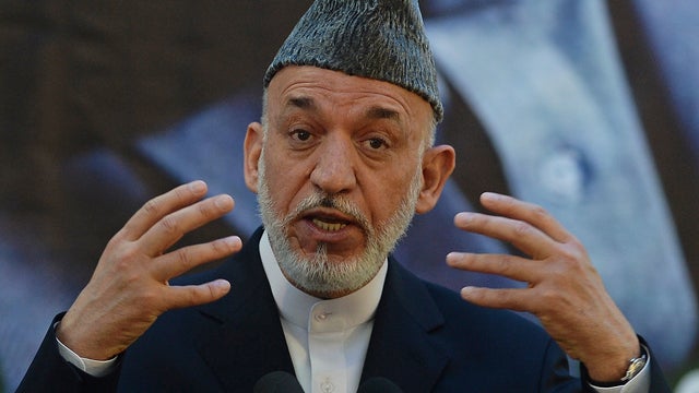 Afghan President Hamid Karzai 