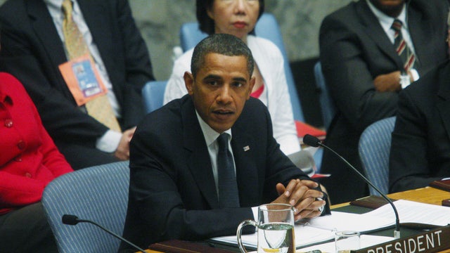 President Obama delivers his closing speech as he chairs a U.N. Security Council meeting 