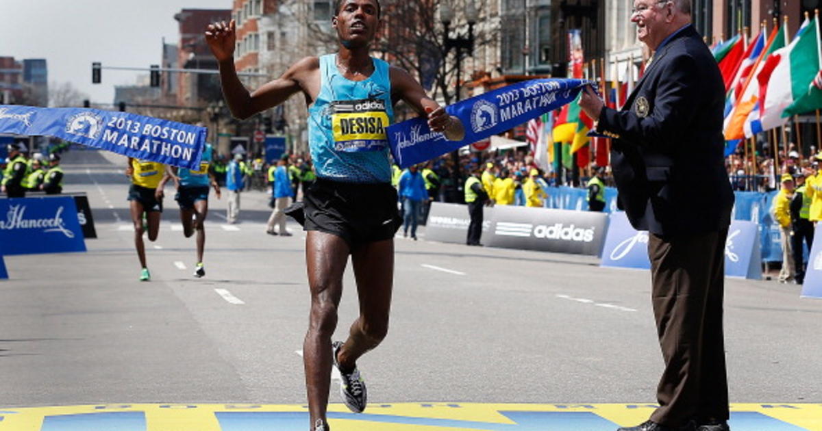 Boston Marathon Winner Honors Victims By Returning His Medal CBS New York