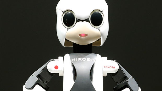 Japanese talking robot Kirobo  