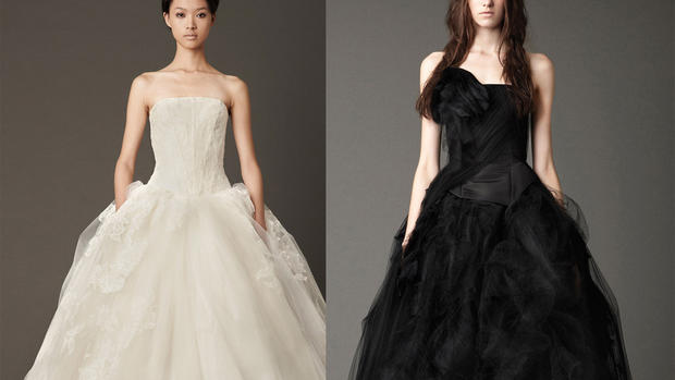 Vera Wang bridals, in black & white 
