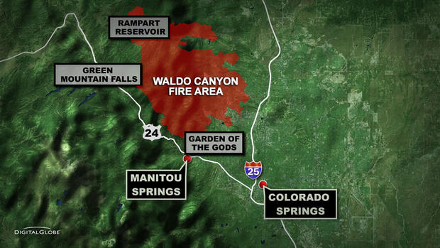 Waldo Canyon Fire MAP  