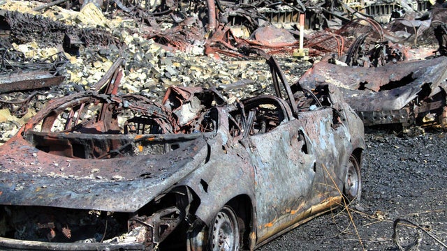 This picture provided by Surete du Quebec shows debris from a runaway train July 8, 2013, in Lac-Megantic, Quebec, Canada. 