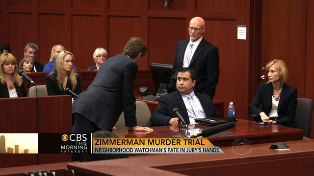 Zimmerman case goes to jury 